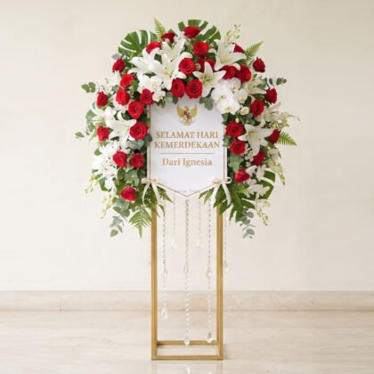 Standing Flower Tier 1 Bunga Congratulation Premium