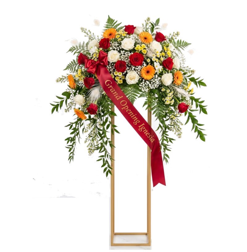 Ignesia Standing Flower Premium Diagon Kotak Kristal3