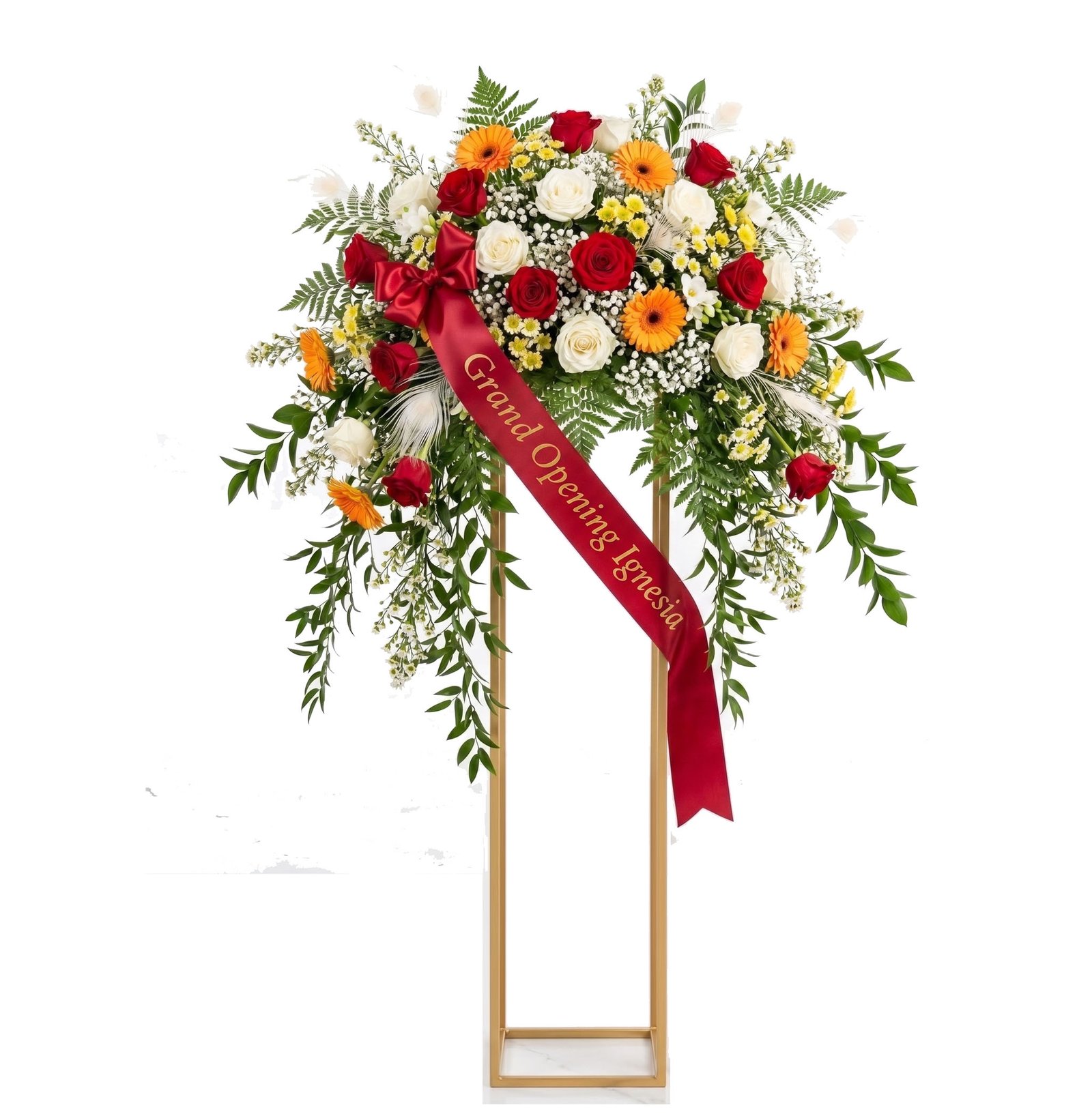 Ignesia Standing Flower Premium Diagon Kotak Kristal3