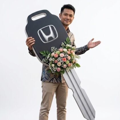 Dummy Key Kunci Simbolis Serah Terima Mobil Raksasa
